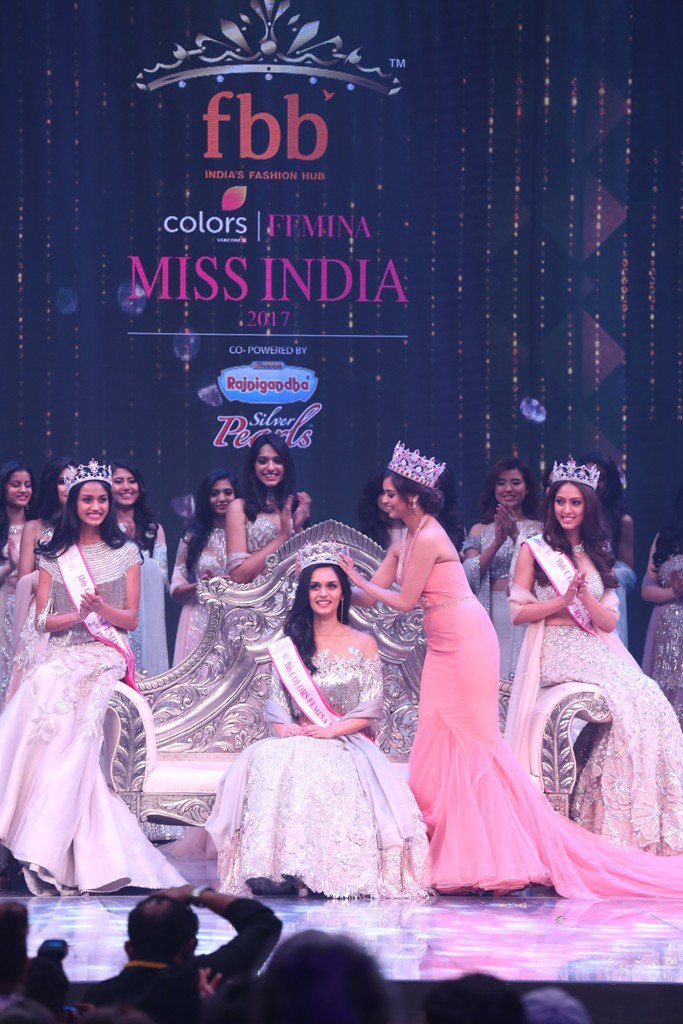 Manushi Chhillar from Haryana Wins Femina Miss India 2017