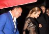 Jennifer Lopez Leggy in Short See-Through Dress at Her Birthday Party in Miami