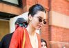 Kendall Jenner Braless See-Through Candids in New York