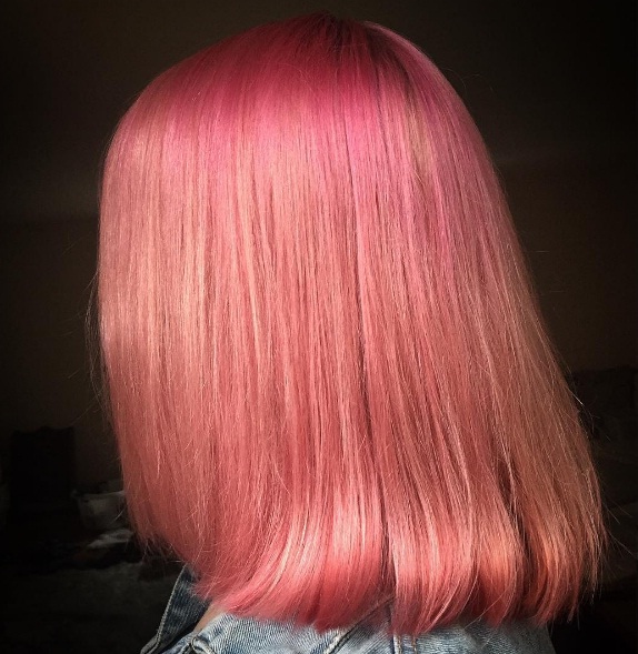 Trendy Pink Hair Gets An Update With Salmon Tones