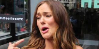 Minka Kelly at AOL Build Studios in Manhattan