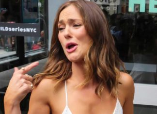 Minka Kelly at AOL Build Studios in Manhattan