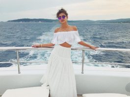 Taylor Hill & Sara Sampaio Rock All-White Summer Outfits