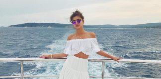 Taylor Hill & Sara Sampaio Rock All-White Summer Outfits