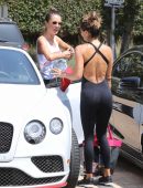 Brooke Burke Booty, after her Workout in Malibu