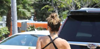 Brooke Burke Booty, after her Workout in Malibu